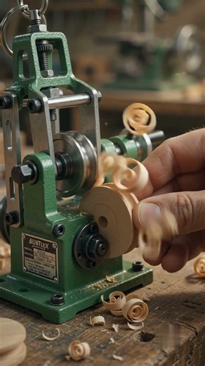 Mini Power Tool For Making Wooden Pulleys (pulley maker)