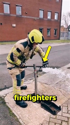 Why Firefighters Open Hydrants on Purpose🚒💧#shorts