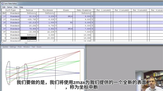 ZEMAX教程（8）折叠反射镜的搭建