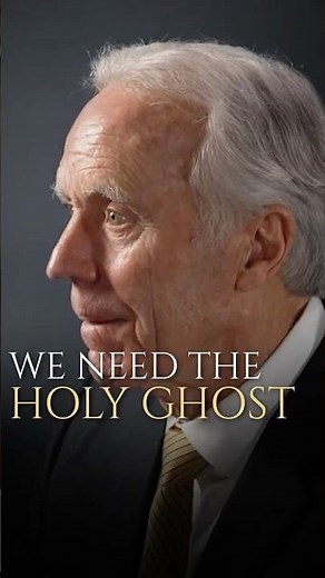 We need the Holy Ghost