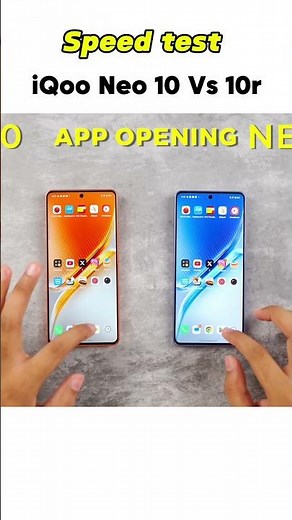 “iQOO Neo 10 vs 10R Speed Test —🔥 Which One's Faster?”