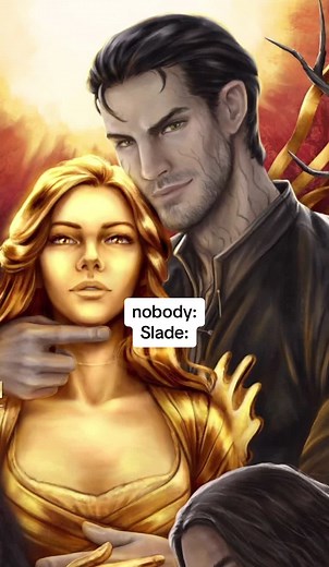 Slade does indeed have many unsettling things to say lol 💛 Art by the amazing @Mads 🥰 #theplatedprisonerseries #sladeravinger #ravenkennedy #romantasy #morallygrey