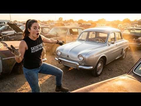 1963 Renault Dauphine ASMR Car Restoration AI | Full AI Rebuild from Abandoned Condition
