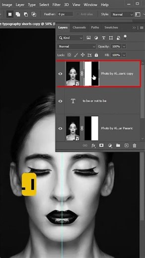 Text Portrait Effect in Photoshop