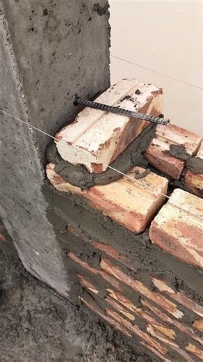 Building walls and how to properly install supporting columns #construction #houseconstruction #h...