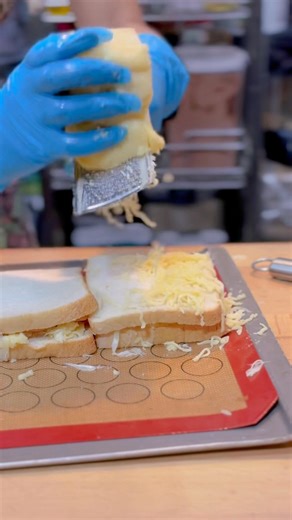 389K views · 3K reactions | The making of our OG “Ham & Cheese Mozarella Sandwich” tutorial ❤️ | Aling Jackie's Kitchen | Facebook
