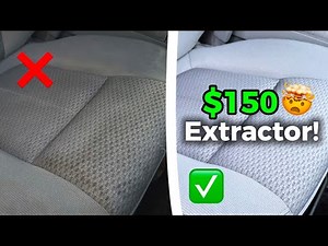 How to Shampoo Car Seats (DIY $150 Extractor Hack!)