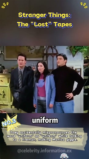 Joey's Funny Bloopers in Friends #usa