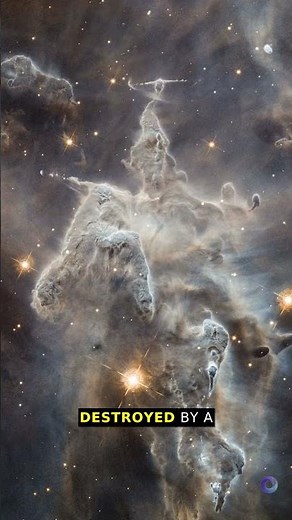 Mystic Mountain Monster being Destroyed 🔭 NASA Astronomy Picture of the Day #shorts