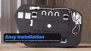 Driver Side Mirror Replacement for Ford Fusion 2006-2012, for Lincoln MKZ 2007-2012 - Left Side Mirror Glass, Rear View Mirrors Glass with Power Heated & Blind Spot