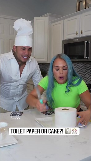 290K views · 2.4K reactions | It Looks The Exact Same! #prank #reels #fyp #coupleprank #cake #toiletpaper | Derek Deso | Facebook