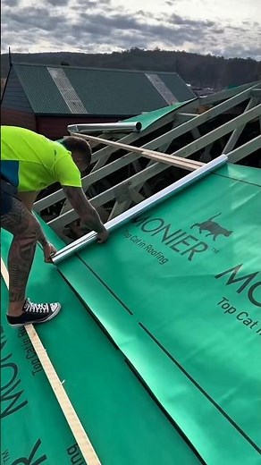 Insane Roofing Speed! Watch This Metal Roof Underlayment Install Like a Pro