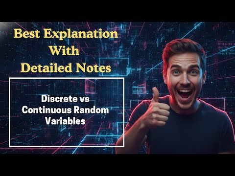 [220] Discrete vs Continuous Random Variables (Engineering Mathematics II)