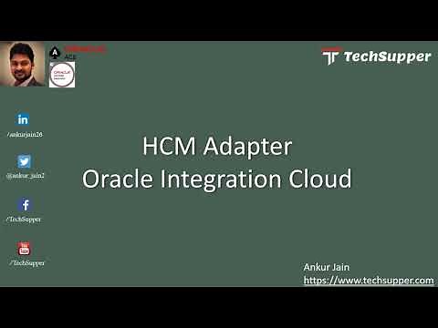 Oracle HCM adapter in Oracle Integration Cloud