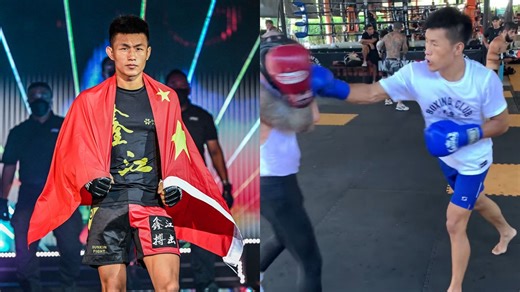 Watch: Tang Kai and Andrey Chelbaev, amateur boxing master of sport, sparring at Tiger Muay Thai