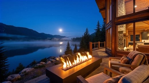 A Dream Cabin Escape by the Lake Take a moment to step inside this incredible luxury cabin. The way the Great Room opens up to the forest view is simply breathtaking, and that kitchen island is a dream for hosting. ✨ Tag a friend who needs a weekend getaway in a place like this! ##luxuryhomes ##logcabin ##homedecor ##naturelovers ##dreamhouse | Comfy Cozy Chic | Facebook