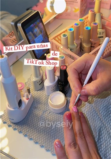 DIY para uñas en TikTok Shop✨ #tiktokshop #uñas #nailsart #gelish #diy
