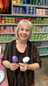 DIY Easter Eggs using Styrofoam Eggs, Glitter, Napkins and ModPodge! | Craftymacs LLC