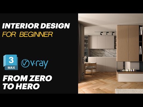 3Ds MAX TUTORIAL: interior design living room in 3dsmax for beginner