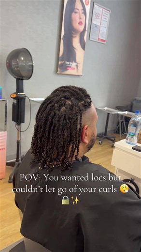 Instant Locs with Curly Ends for a Natural Look