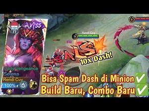 SELENA MIDLANE IS REALL! COMBO BARU, GAYA GAMEPLAY BARU! BUILD SELENA TERBARU - MLBB