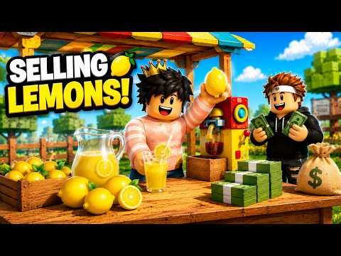 SELLING LEMON IN ROBLOX 😱