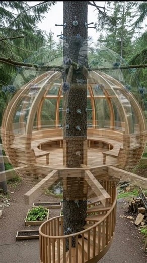 Building the Ultimate Luxury Tree Pod in the Forest | Unreal Treehouse Transformation #Treehouse