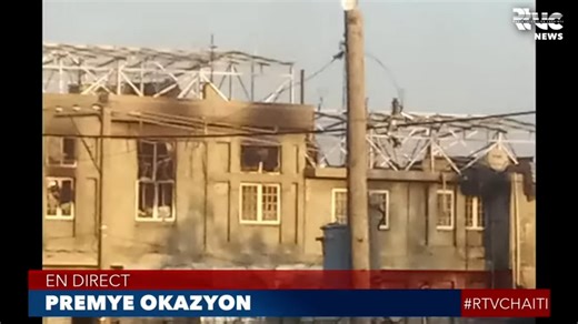 Haïti: tristesse et indignation après l'incendie des locaux de la Radio Télévision Caraïbes