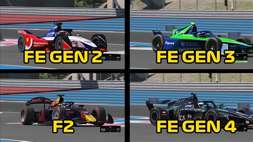 横向对比FORMULA E GEN 4究竟有多快！