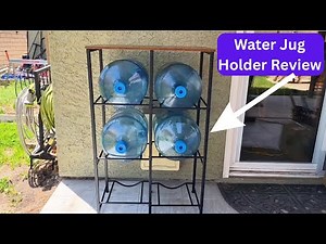 💧 5 Gallon Water Jug Holder Review 🏡 Perfect for Kitchen, Office & More!