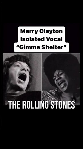 “Gimme Shelter” isolated vocal from Merry Clayton #rollingstones #therollingstones