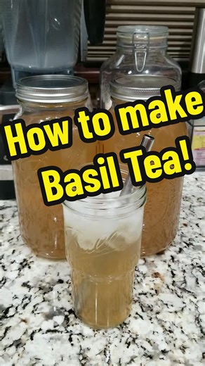 Fresh basil tea is so refreshing in the summertime. It's so easy to make too! Recipe: 7 cups of boiling water 2 cups of fresh basil (packed) I used sweet, genovese, lemon & lime basil in this recipe. Steep basil for 20 minutes. Strain and add ½ to ¾ cup honey to your sweet liking. 1 to 2 Tablespoons of lemon juice. You can drink it hot or cold. Store in the refrigerator. ENJOY! #drinktok #witchtok #greenwitch #recipe #basil #basiltea #freshproduce #summer #refreshing #gardengrandma #practicalmag