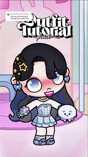 Outfit Tutorial 💙 #viral #avatarworld #outfit