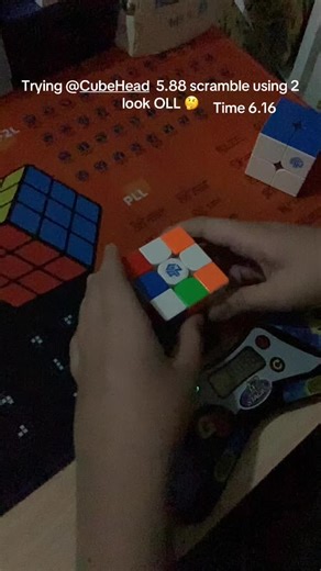 How to Solve a Rubik's Cube with 2 Look OLL