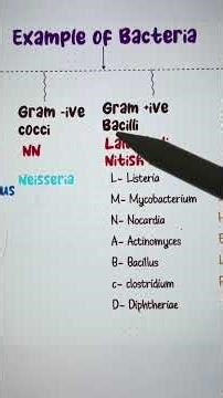 Types of bacteria easy trick #ihavethisthingwithplants