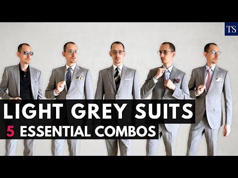 How to Style Light Grey Suits: 5 Essential Summer Combos