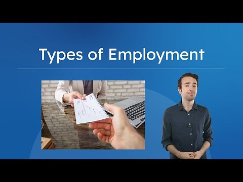 Types of Employment - Full-Time, Part-Time, and Contract
