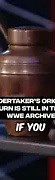 see the undertaker's original urn from wwe archives