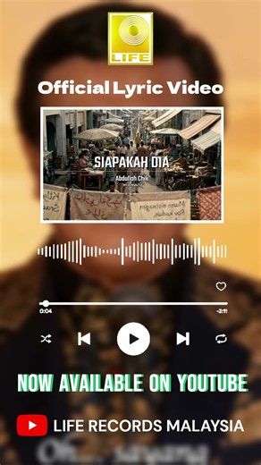 Abdullah Chik – Siapakah Dia | Official Lyric Video | Lagu Melayu Klasik