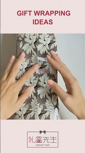 How to wrap a rectangular gift box easily #shorts #giftwrappingideas #giftwrapping