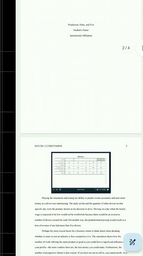 Navigating Production, Entry, and Exit: ECO 201 5-2 Simulation Discussion Guide