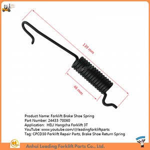 [Hot Item] Heli Forklift Brake Shoe Return Spring Cpcd30 Forklift Repair Parts Brake Spring