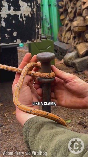 Constrictor Hitch Under Tension — This Thing LOCKS Down! 😳