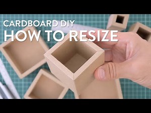 The Ultimate Guide to Resizing Cardboard Templates | ITOSHIGE STUDIO Basics