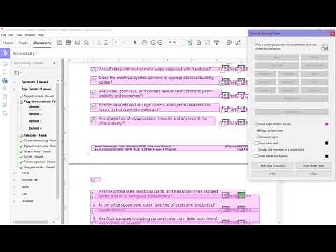 How To Correct Tagged Annotations When They Failed the Accessibility Check in a Form