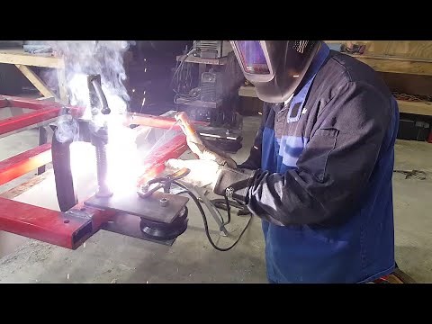 Welding Square Tubing- Cattle Chute Gate Build