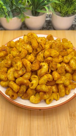 Better Than Chips! | Crispy Macaroni Pasta Snack | Pasta Kurkure Recipe #shorts