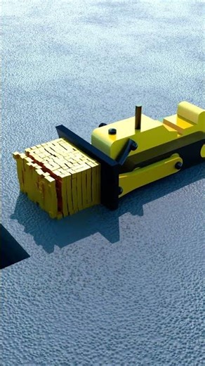 Excavator vs Gold Blocks #bulldozer #excavator #truck