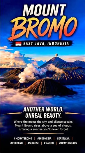 Bromo Volcano unreal view