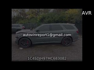 1C4SDJH97MC683082 2021 Dodge durango srt hellcat awd
